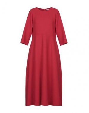 Платье длиной 3/4 LA SARTORIA. Цвет: красный