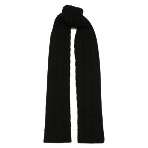 Кашемировый шарф Ralph Lauren. Цвет: чёрный