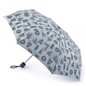 Зонт складной женский механический G701 достопримечательности Fulton