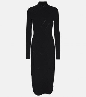 Платье миди с высоким воротником white label , черный Proenza Schouler