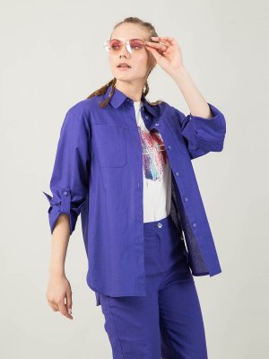 Блуза Marchello Marchellini. Цвет: ультрафиолетовый