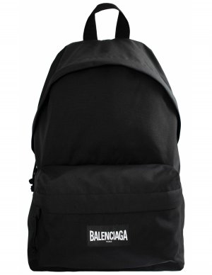 Черный рюкзак Explorer c логотипом Balenciaga