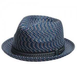 Шляпа , размер 57, синий Bailey. Цвет: синий