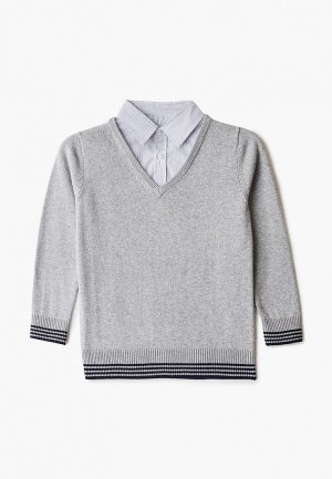 Пуловер Sela. Цвет: серый