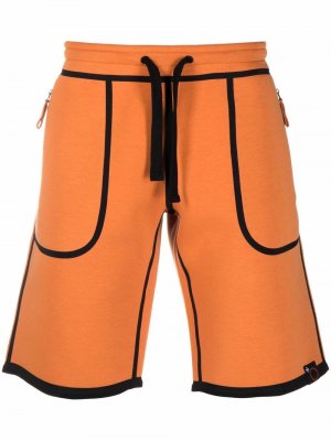 Спортивные шорты с кулиской Aspesi. Цвет: оранжевый