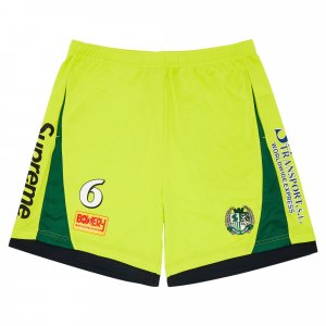 Футбольные шорты , ярко-зеленые Supreme