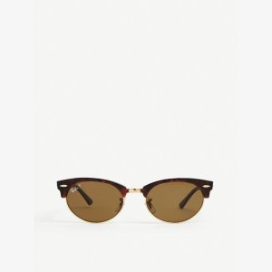 RB3946 Солнцезащитные очки Clubmaster из ацетата , коричневый Ray-Ban