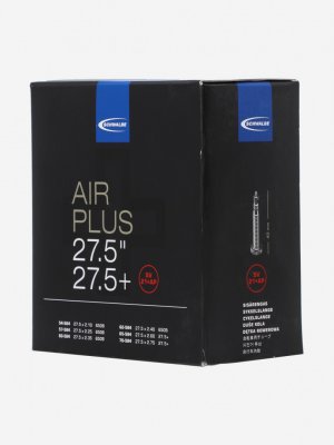 Камера SV21+AP Air Plus 27.5 велониппель, Черный Schwalbe. Цвет: черный