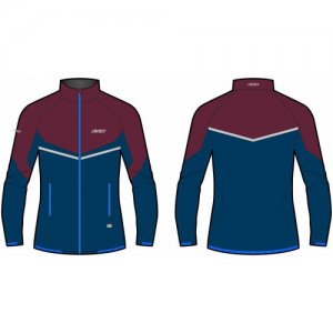 Разминочная куртка PREMIUM KV+. Цвет: синий/красный