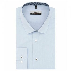 Рубашка , размер 174-184/44, белый GREG. Цвет: белый