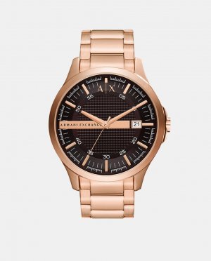 AX2449 Розовые стальные мужские часы , розовый Armani Exchange