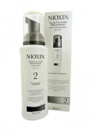 Питательная маска Система 2 Nioxin для заметно редеющих тонких натуральных волос 100 мл. Цвет: белый