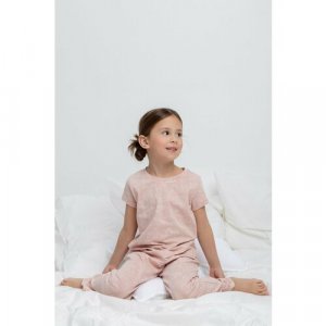 Пижама для девочек, размер 92, розовый crockid. Цвет: розовый