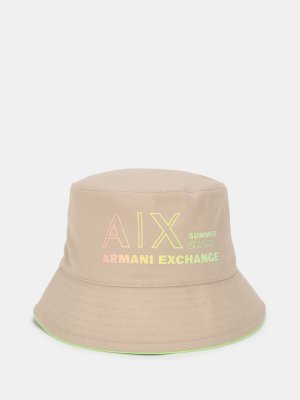 Шляпы Armani Exchange. Цвет: бежевый