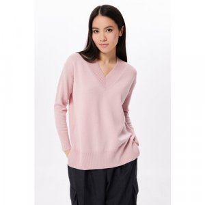Пуловер , размер m/l, розовый BonnyWool. Цвет: розовый