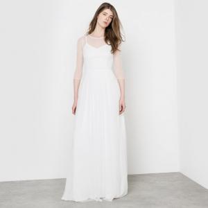 Платье длинное DELPHINE MANIVET X LA REDOUTE MADAME. Цвет: экрю