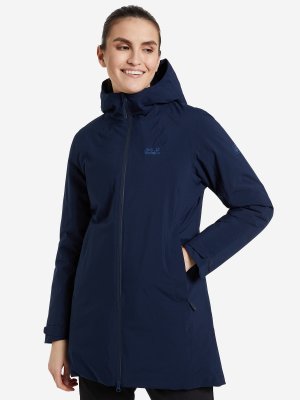 Куртка утепленная женская Astana, Синий, размер 42 Jack Wolfskin. Цвет: синий