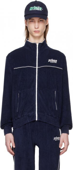 Темно-синяя спортивная куртка Prince Edition , цвет Navy/White Sporty & Rich