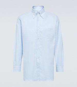 Рубашка agui из хлопкового оксфорда , синий Loro Piana
