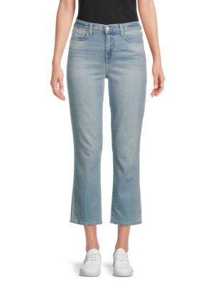 Укороченные джинсы-сигареты Alexia с высокой посадкой L'Agence, цвет Melrose L'AGENCE