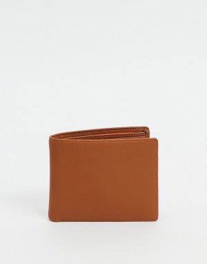 Коричневый бумажник -Коричневый цвет Fenton