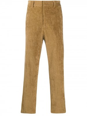 Вельветовые брюки чинос MSGM. Цвет: коричневый