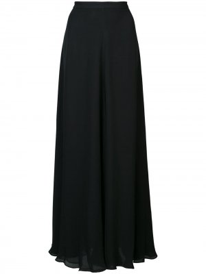Длинная юбка А-силуэта VOZ. Цвет: черный