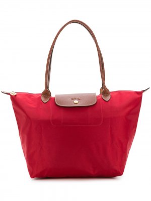 Большая сумка-тоут Le Pliage Longchamp. Цвет: красный