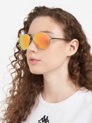 Солнцезащитные очки, Серебряный Kappa. Цвет: серебряный