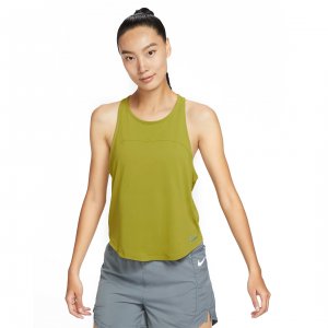 Майка Dri-Fit Run Division Women's Running, зеленый Nike
