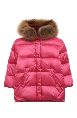 Пуховая куртка Add. Цвет: розовый