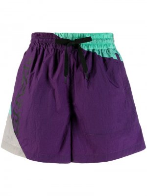 Спортивные шорты с логотипом alexanderwang.t. Цвет: фиолетовый