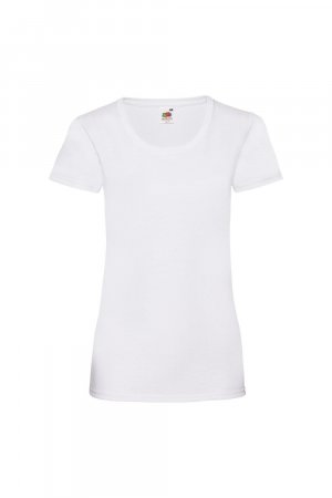 Легкая футболка с короткими рукавами Lady-Fit , белый Fruit of the Loom