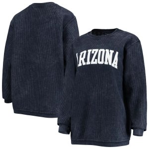 Женский свитшот Pressbox темно-синего цвета Arizona Wildcats с удобным шнурком и винтажной стиркой, базовый пуловер аркой Unbranded