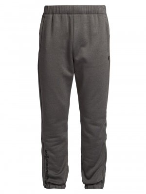 Спортивные штаны с вышитым логотипом , серый Moncler Grenoble