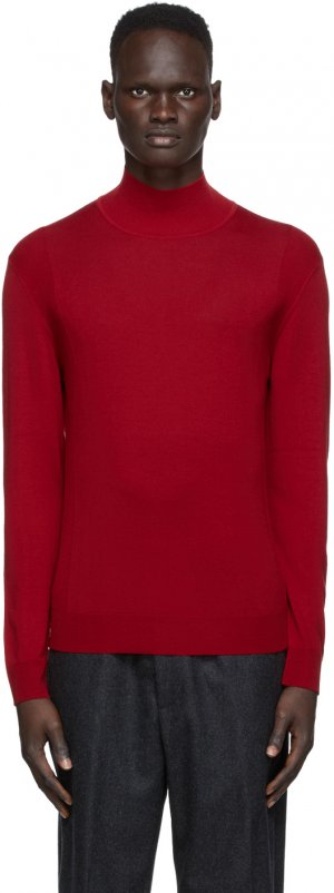 Red Harness High Neck Sweater Dunhill. Цвет: 623 red