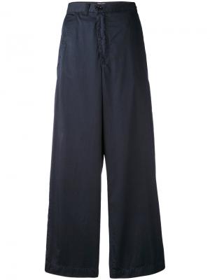 Расклешенные брюки Zucca. Цвет: синий