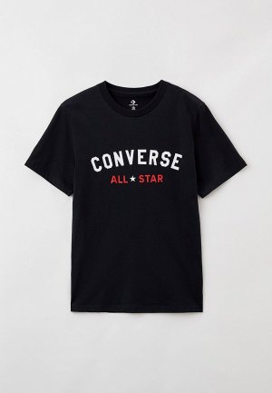 Футболка Converse. Цвет: черный