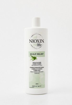 Кондиционер для волос Nioxin SCALP RELIEF чувствительной кожи головы увлажняющий, 1000 мл. Цвет: прозрачный