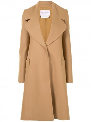 Пальто на пуговицах Carolina Herrera. Цвет: коричневый