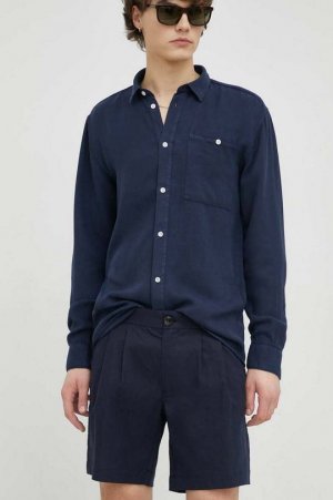 Льняные шорты Lino Germain , темно-синий Bruuns Bazaar