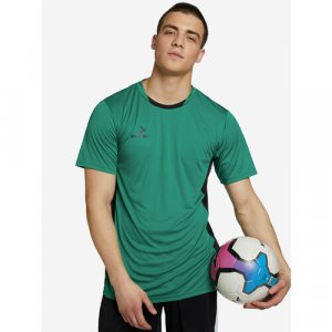 Футболка , размер 54, зеленый Demix. Цвет: зеленый-черный/зеленый