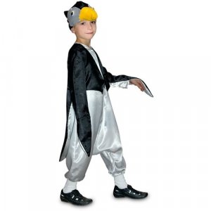 Костюм детский Пингвин (116) Elite CLASSIC. Цвет: черный/серебристый/черный-серебристый