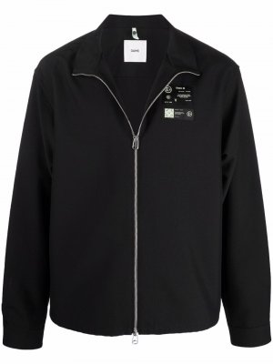 Легкая куртка на молнии OAMC. Цвет: черный