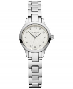 Женские часы швейцарской армии Swiss Alliance с браслетом из нержавеющей стали, 28 мм , белый Victorinox