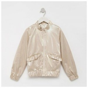 Пиджак, размер 128, бежевый Minaku. Цвет: бежевый