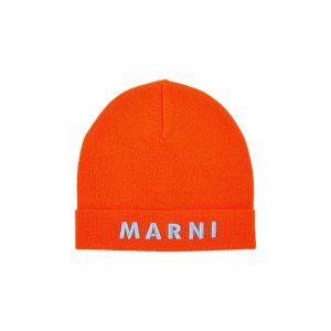 Детская шапка , Оранжевый Marni