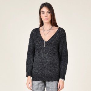 Пуловер MOLLY BRACKEN. Цвет: серый