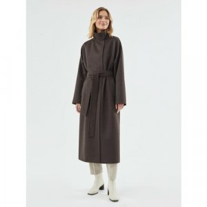 Пальто реглан , размер 44, коричневый Pompa. Цвет: коричневый
