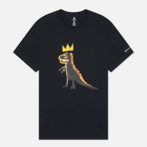Мужская футболка x Basquiat Graphic Converse. Цвет: чёрный